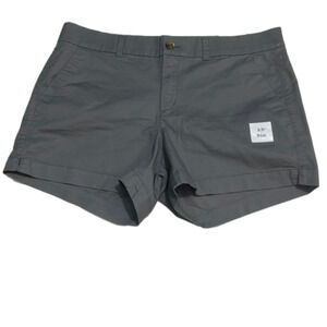 Old Navy Mid Rise Casual Cotton Spandex Grey Shorts Summer Spring Vacation Sz 14